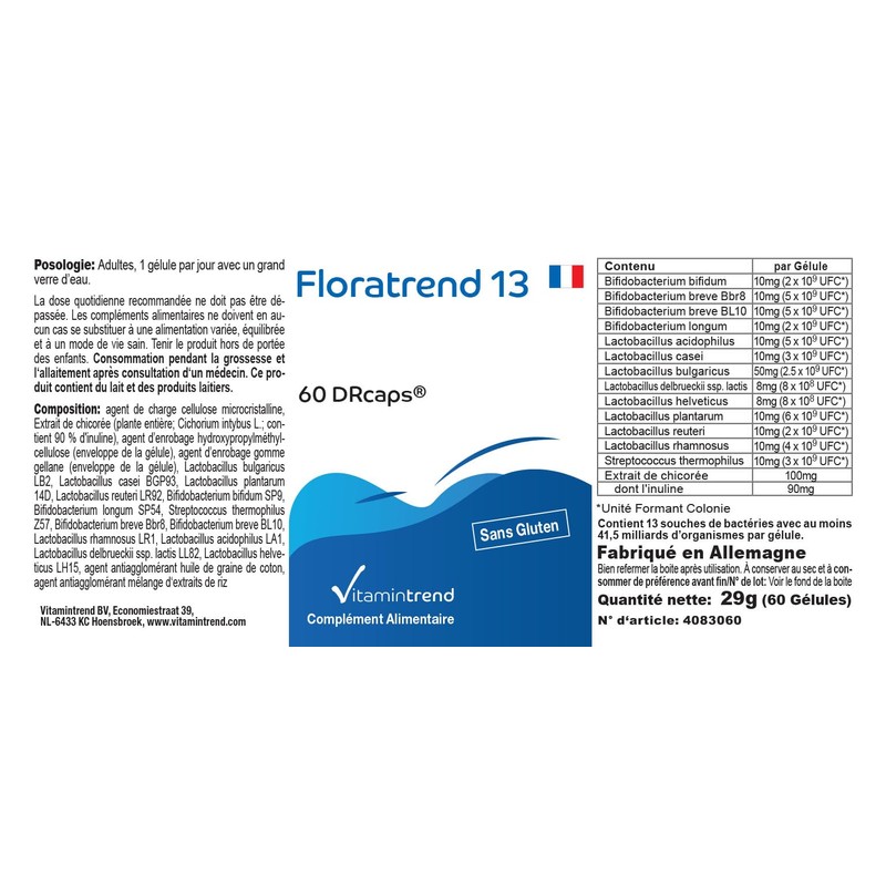 Floratrend 13 - Culture Complex with 41.5 billion CFU -