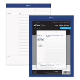 TOP77103 - TOPS FocusNotes Legal Pad, 8.5 x 11.75, White, 50 SH