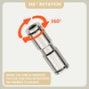 Bwintech 3 pieces 10 mm straight pressure in connection pneumatic