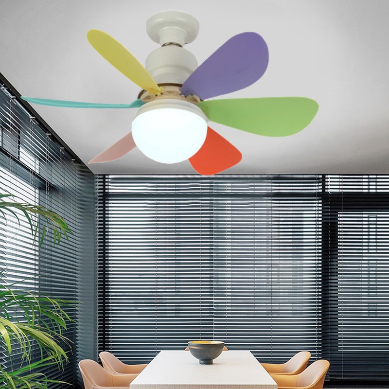 Ceiling Fans with Lights and Remote Control ABS E26 E27