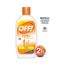 Repelente De Insectos Off Family En Crema Aloe Vera 200 Ml
