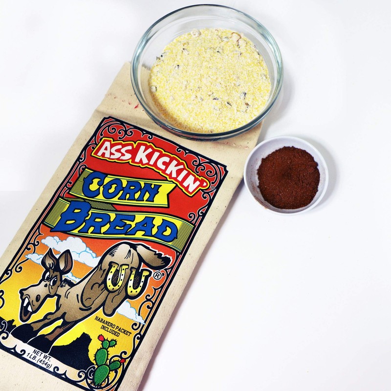 ASS KICKIN' Corn Bread Mix - 6 Pack - Premium