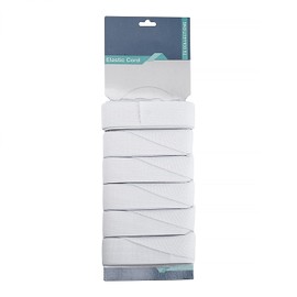 Elastic for Sewing- 1 Meter, 25MM Thick Elastic 1 Inch, White Flat Waistband Elastic Band for Crafts, Fabric Accessories, Dressmaking, Wristbands, Scrunchies