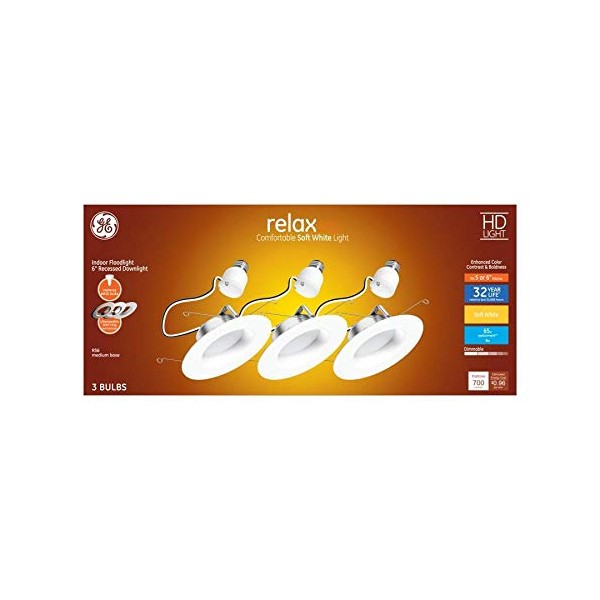 G E LIGHTING 47697 2-Pack 9W Soft White retrofit kit