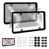 License Plate Covers & Frames,2 Pack License Plate Covers and