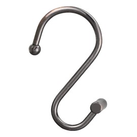 Gracelife Shower Curtain Hooks,Set of 12 Rust Resistant Metal Shower Curtain Rings for Bathroom,T-Bar Decorative Hooks Hangers for Shower Rod (Copper)