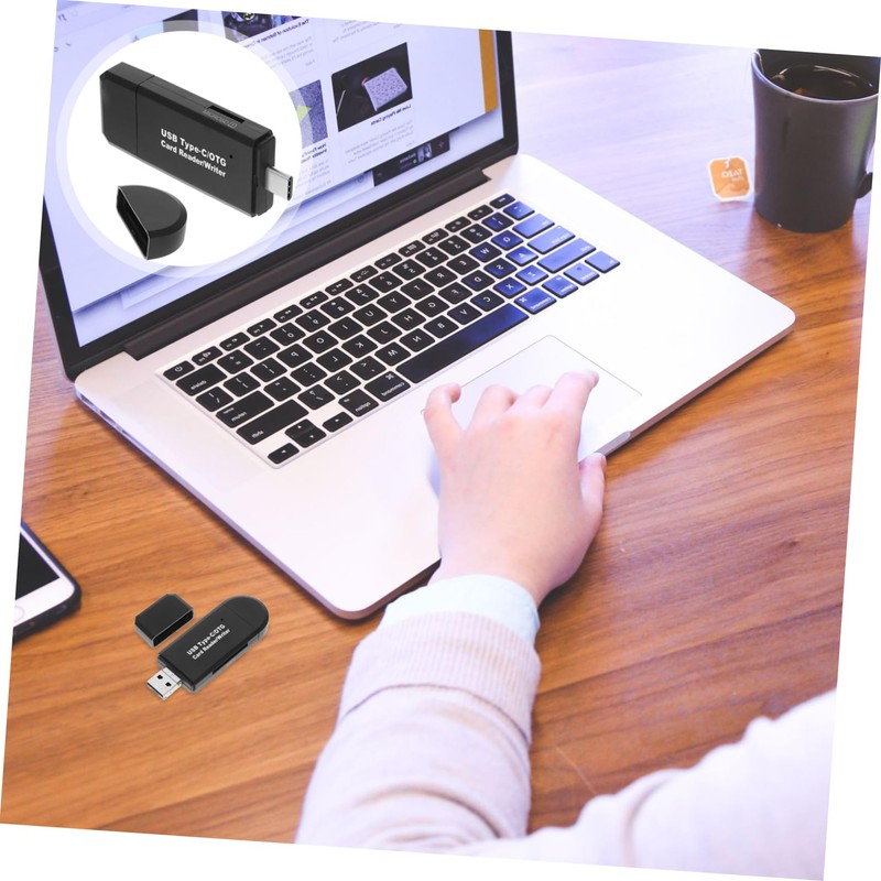 LABRIMP USB C Portable Memory Reader OTG Card Writer for