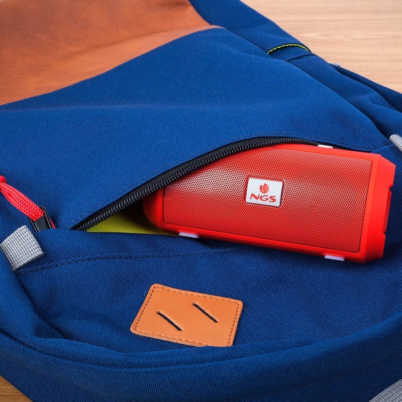 NGS Tumbler Red - Portable Speaker 6W Compatible with Bluetooth