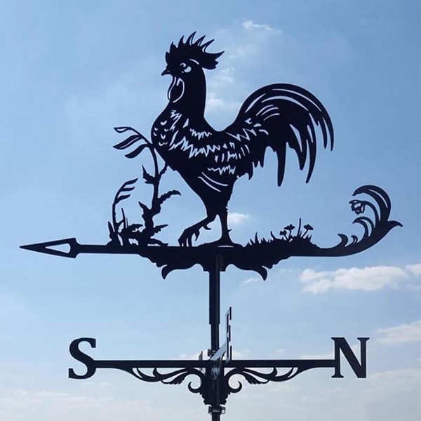 Weathervane - Robust Metal Wind Vane for Weather Forecast -