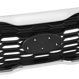 DNA MOTORING OE Style Matte Black/Chrome Grille Grill Compatible with 19-20 Kia Sorento LX/L, OEM-GR-KI1200207