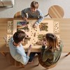 TEAKMAMA 27.6" H Tall 1500 Piece Puzzle Table with Legs,
