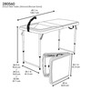 Lifetime 4 Foot Folding Fish Fillet Cleaning Table with Sink