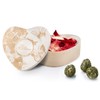 Creano Blooming Tea Gift Set in Heart Shaped Wooden Box