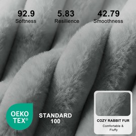 FURTIME Medium Dog Beds for Medium Dogs Washable, Orthopedic Dog Bed, Rectangle Warming Soft Calming Sleeping Puppy Bed Durable Pet Bed with Anti-Slip Bottom M Plus (30"x24"x8")