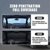 ZBGUN 1 PC Car Half Car Cover Sunshade, Windshield Hood