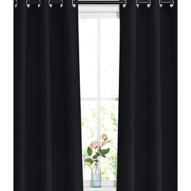 NICETOWN Cortinas Opacas de Cortinas Opacas con Aislamiento térmico y Ojales, para recámara o habitación de niños