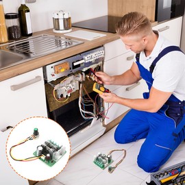 Lwuey DC Motor Speed Controller, Pulse Width Modulator PWM DC Motoring Variable Speeds Control Switch Modulation Regulator Module Board Start Stop Switches Knob Polarity Protection 16KHZ 6V-90V 15A