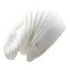 RW Rasta Long Slinky Beanie Hats (White)