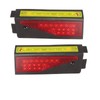 1 Pair Scooter Front Light 10in Warning Lamp High Brightness