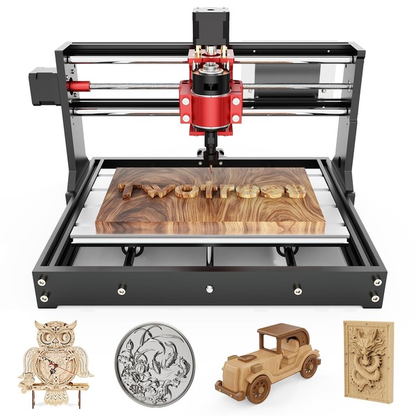 Twotrees TTC 3018 Pro CNC Router Machine,Upgraded 3-Axis Engraving All-Metal