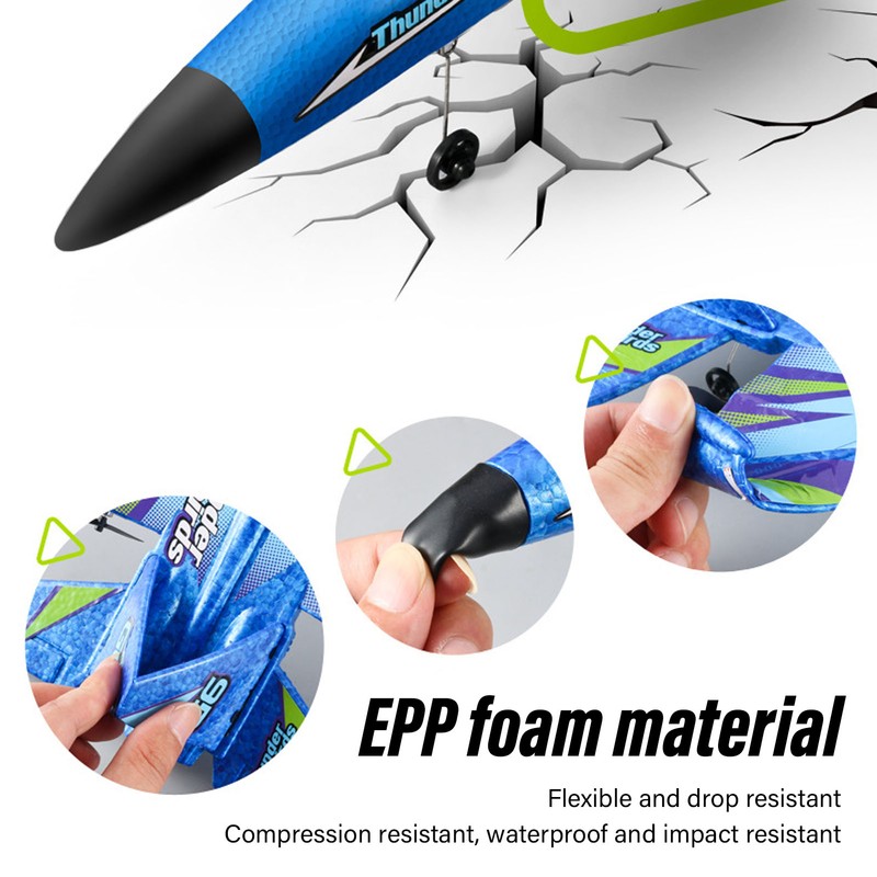 RC Glider Plane Waterproof Drop Resistant Dual Motor Remote Control