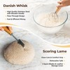 Banneton Bread Proofing Basket, 9inch Round Sourdough Starter Kit, Sourdough