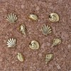 Seashell Pushpins - Gold Finish