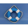 Hampton Nautical Vibrant Decorative Life Ring with White Bands Decoration