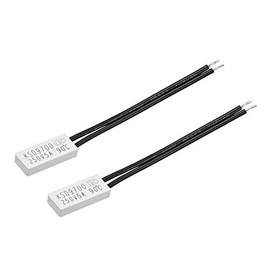 sourcing map Normally Closed Temperature Switch, 90°C N.C 5A Thermal Switch, Thermostat, Bimetal Temperature Controller, Switch Regulator, Pack of 2