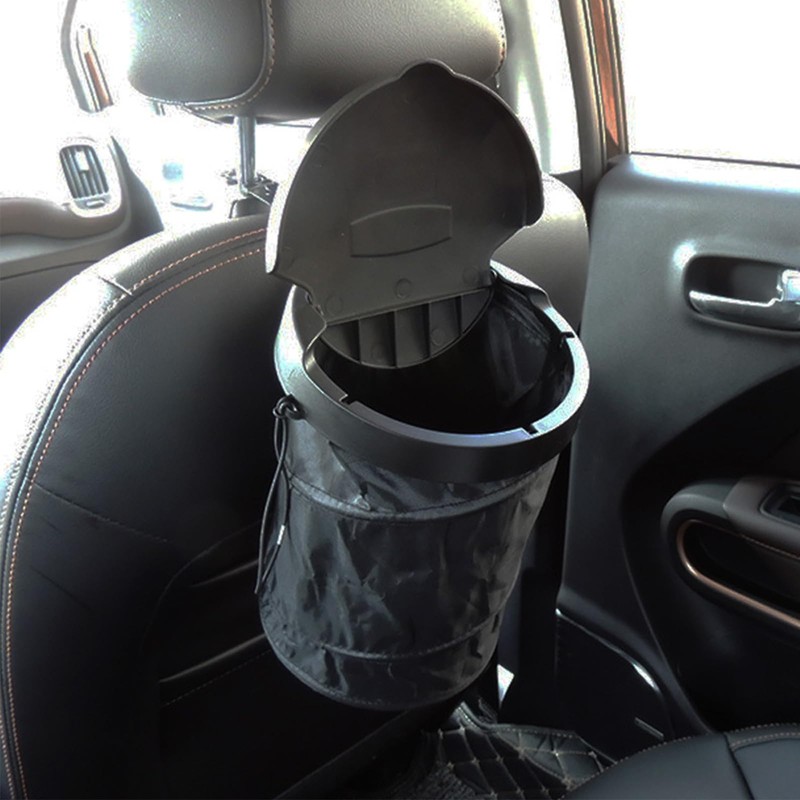 CHENGZI Auto faltbar Mülleimer, schwarz