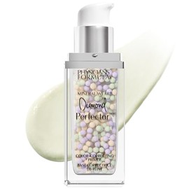 Physicians Formula Mineral Wear Diamond Perfector, 3-in-1 Gel-to-Serum Formula with Diamond Dust Mineral Powder, Corrects, & Brightens, Vegan, Cruelty Free, & Talc-Free - Color Correcting Primer