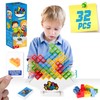 48pcs Tetra Tower Balance Stacking Attack Block Game, Tetris Swing