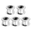 Saipor 5pcs Pulley 2GT Timing Belt Pulley 3D Printer Replacement
