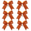Cheer Bow Sequin 6 Inch 6 Pcs Bling Fling Cheerleader