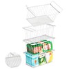 ANJUBAN Enhanced Leak-Proof Bottom - Freezer Organizer Bins ，4 Pack