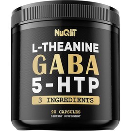 NUQIIT 3in1 Supplement 750mg L-Theanine 200mg and (5-Hydroxytryptophan) - in 1000mg, 1, 90 / NUQIIT 3in1 보충제 750mg L-테아닌 200mg 및 (5-하이드록시 트립토판) - 1000mg에, 1, 90