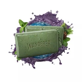 DSC 12x Wanderer Awakening Sulfate Free Mint & Cedarwood Soap Body Bar * Travel Size