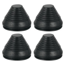 sourcing map 4 Pcs Tower Shaped Grommet 60mm 2.36 Inch Drill Hole, Rubber Plugs Hole Grommets Protection Gasket Kit for Wire Cable Cord