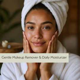 Non Petroleum Natural Healing Moisturizer Lotion Ointment for Lips Hands Makeup Remover After-Shave Includes Organic Castor Oil, Relief for Eczema Diaper Rash Tattoos Glass Jar (6 fl oz, Lavender)