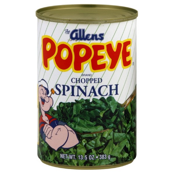 Allen’s Popeye Chopped Spinach, 14.5000-ounces (Pack of8)