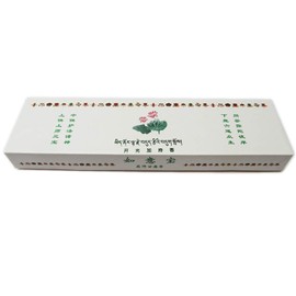 チベット伝統のお香 如意宝 除障香 薬師甘露香 白箱 パワーストーン浄化 風水