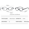 moomoobird Blue Light Glasses Women Men Oval Small Glasses Frame