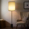 Tall Lamp Shades Set of 2, Drum Lampshade for Table