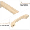 QUARKZMAN Set of 6 Wooden Drawer Handles 96 mm/378 Hole