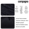 Compagno Winter Hat Knitted Hat Women's Bobble Hat Fleece Lining