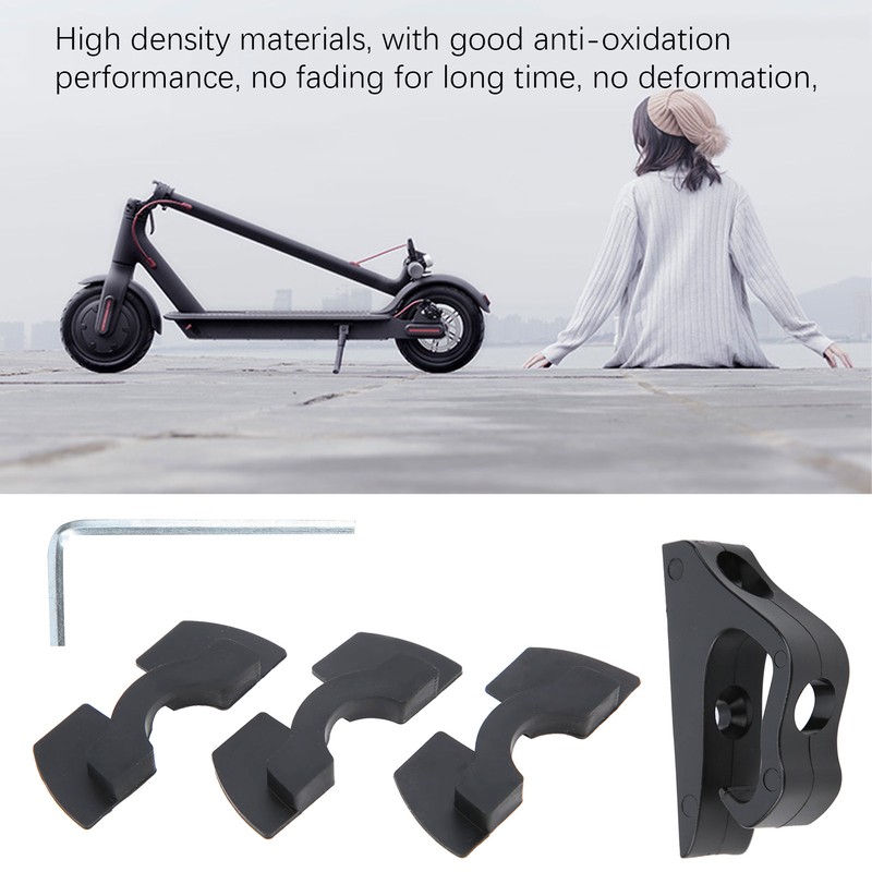 Universal Electric Scooter Damper Accessories Set with Hook ABS Rubber
