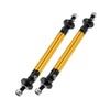 Partuto 2pcs 75mm/2.95in Car Splitter Support Rods Adjustable Front Rear