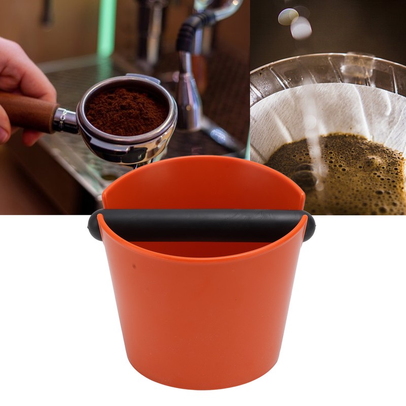 Coffee Knock Box ABS Coffee Dump Bin Round Coffee Ground