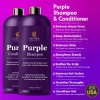 Juego De Champú Y Acondicionador Morado, Sin Sulfatos