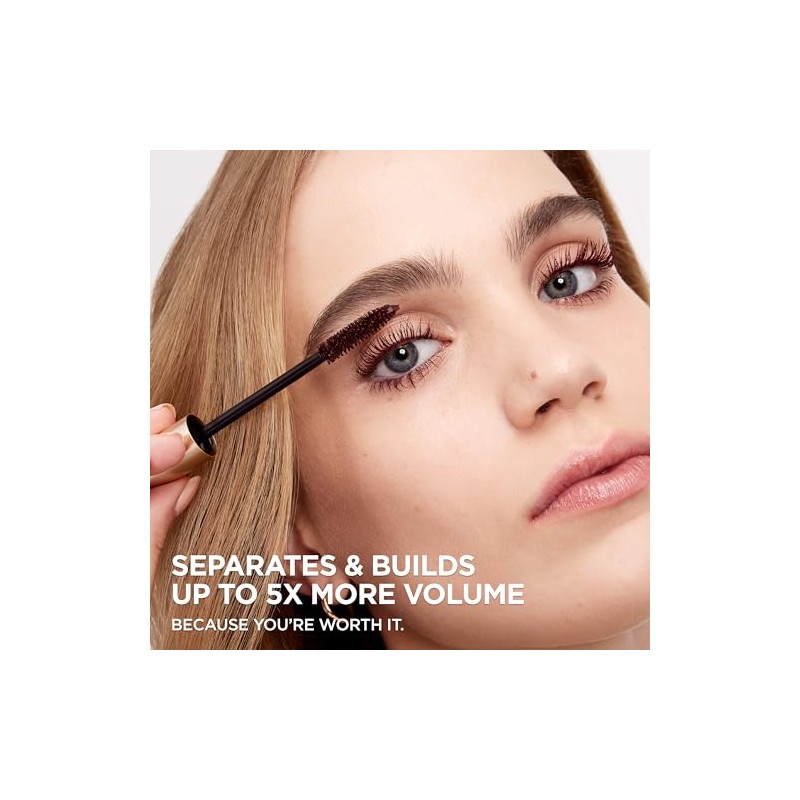 LOreal Paris Makeup Voluminous Original Volume Building Mascara, Deep Burgundy,